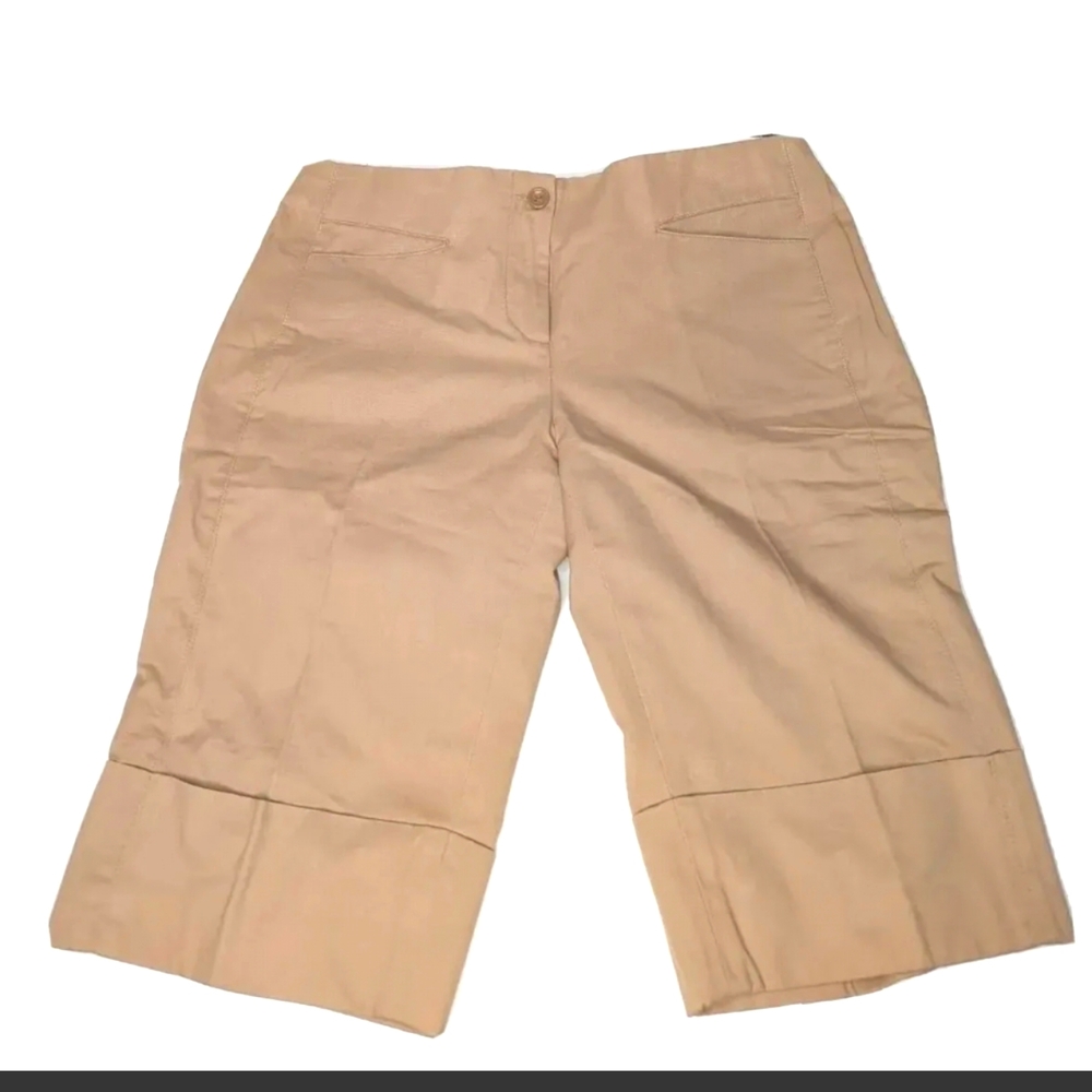 Isabel Marant No 1501 Tan Khaki Women's Bermuda Shorts Sz 3